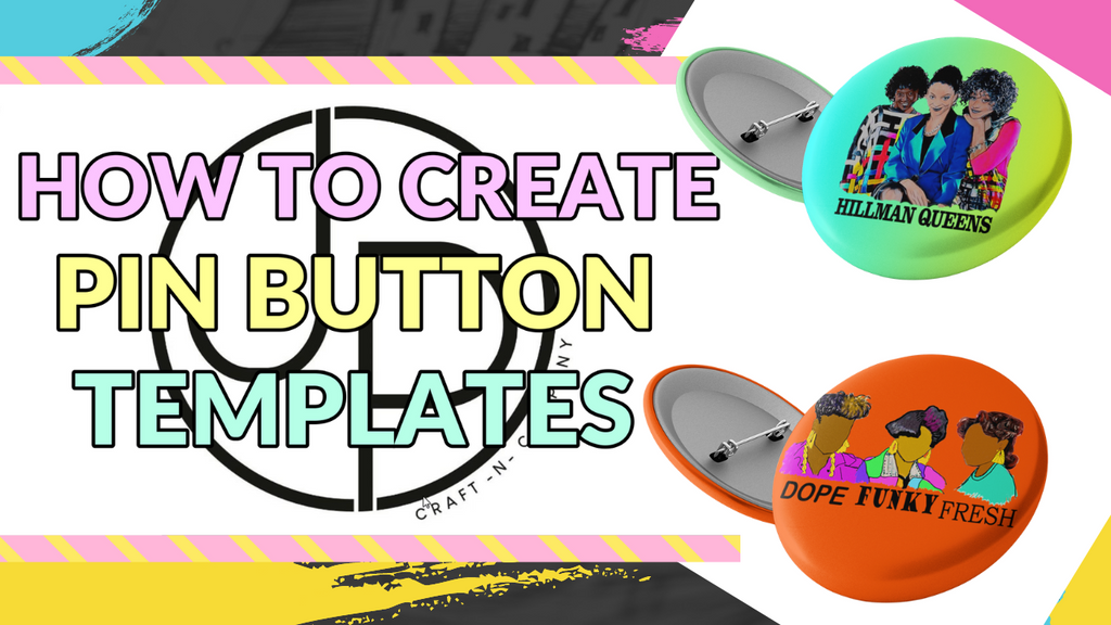 How To Create Pin Button Templates | Photoshop | Pin Button Design
