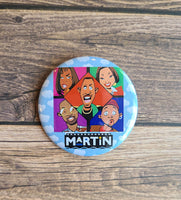 'MARTIN Crew'  Retro Button Pin