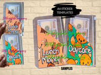 Tween Budget Envelope Stickers (A6) **DIGITAL DOWNLOAD**