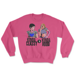 Classy Hood Retro Crewneck Sweatshirt