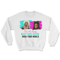 Rock Your World Part ll Retro Crewneck Sweatshirt