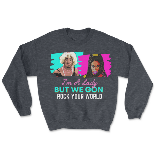 Rock Your World Part ll Retro Crewneck Sweatshirt