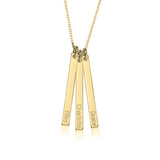 Dainty Dangling Bar Necklace
