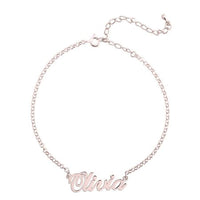 Classic Name Anklet